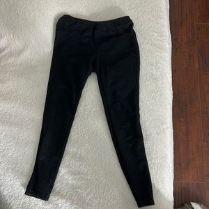 Sparkly black jeggings